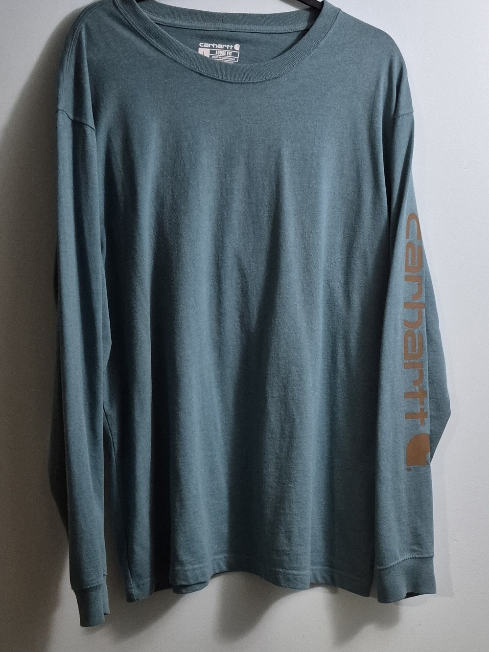 Blue Long Sleeve Carhartt Loose Fit